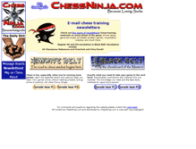 Tablet Screenshot of chessninja.com